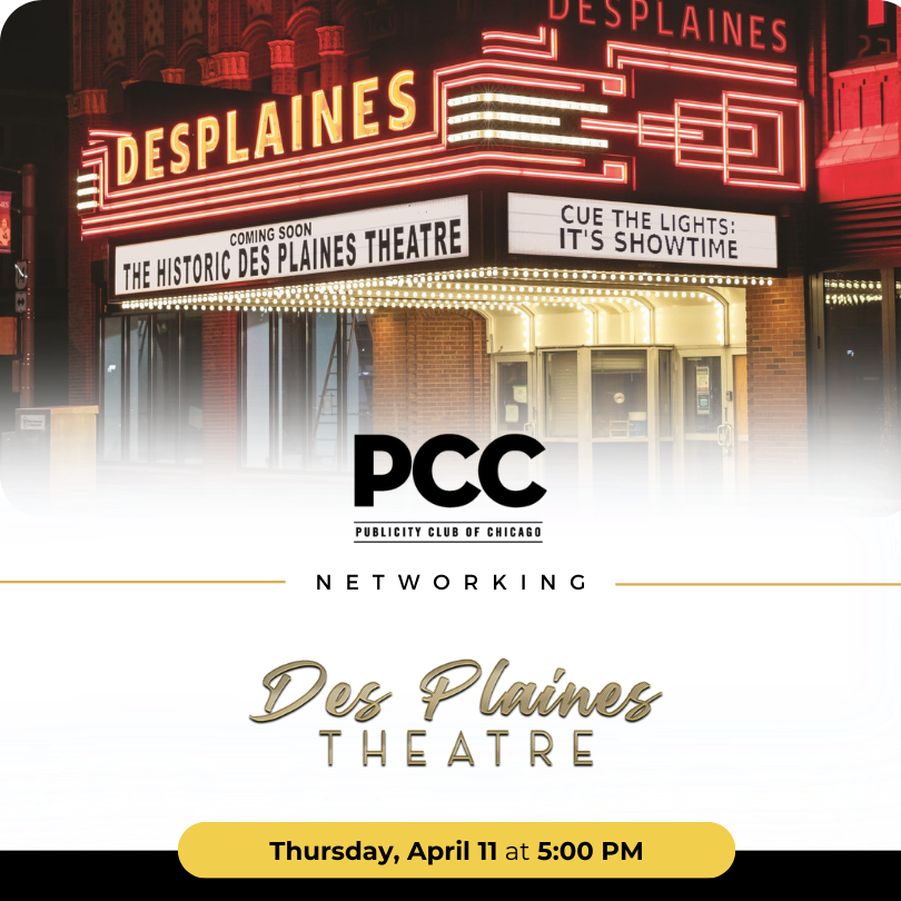 PCC Networking Event: Des Plaines Theatre