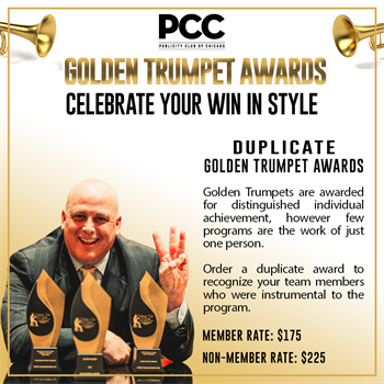 Golden Trumpet Awards Publicity Club Of Chicago 2022 Trumpey Awards