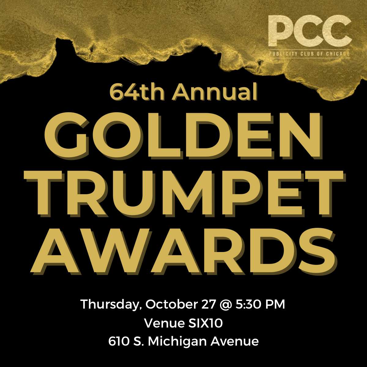 64th Annual Golden Trumpet Awards Ceremony Publicity Club of Chicago