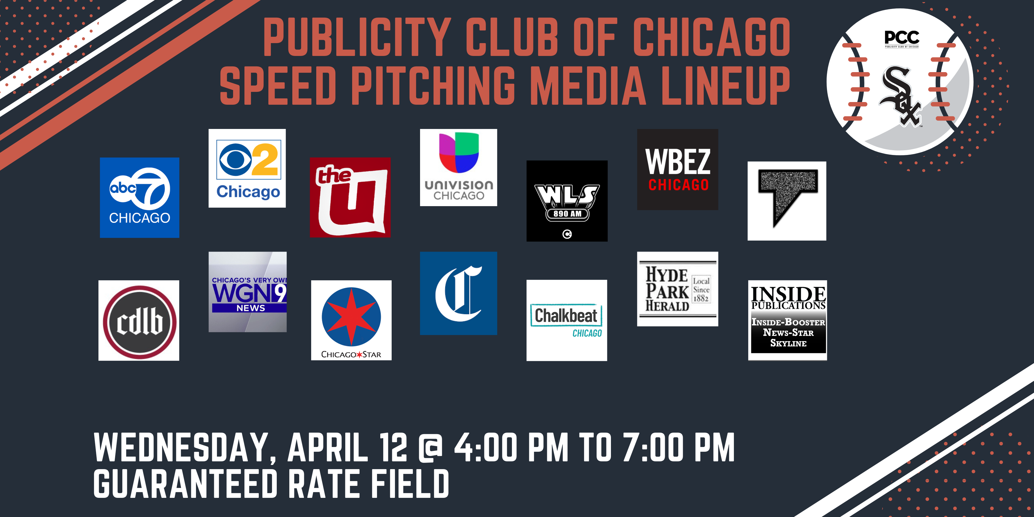 Speed Pitching with the Media at Guaranteed Rate Field